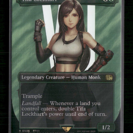 Tifa Lockhart # 391 FINAL FANTASY(Borderless)(Surge Foil) Rare