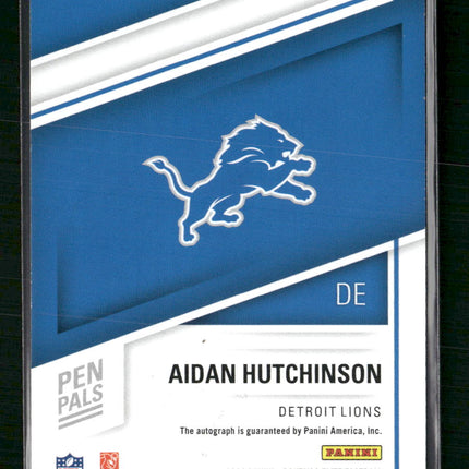Aidan Hutchinson 2022 Donruss Elite #PP-AH Pen Pals
