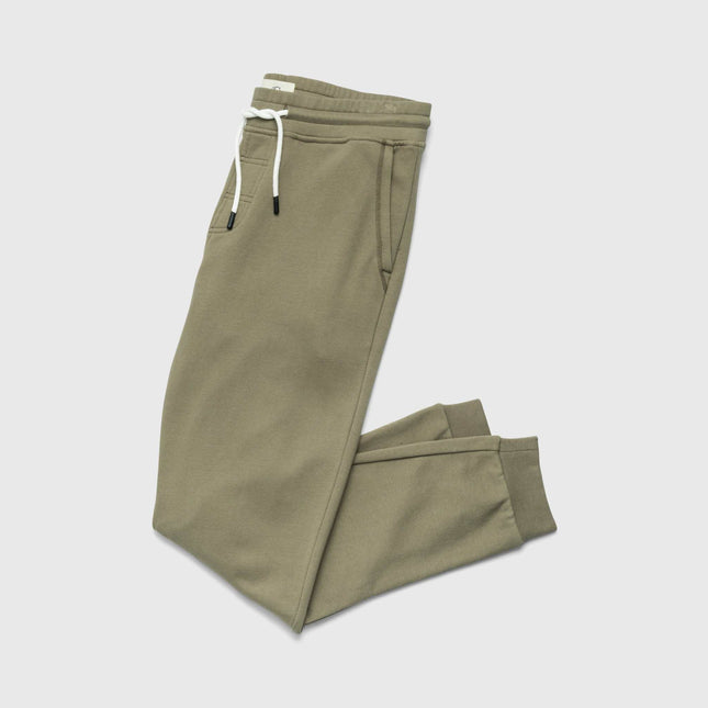Dune Drawstring Terry Jogger - Lichen Green