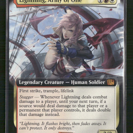 Lightning, Army of One (Extended Art) FINAL FANTASY #498