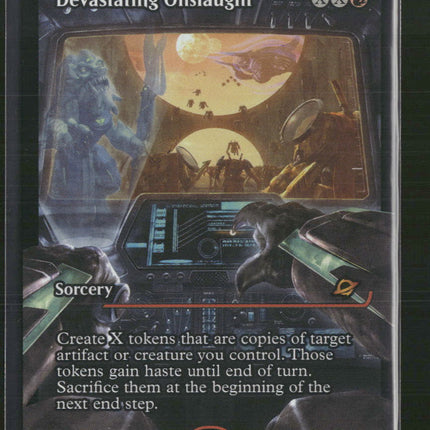 Devastating Onslaught (0361) (Showcase) Edge of Eternities #361