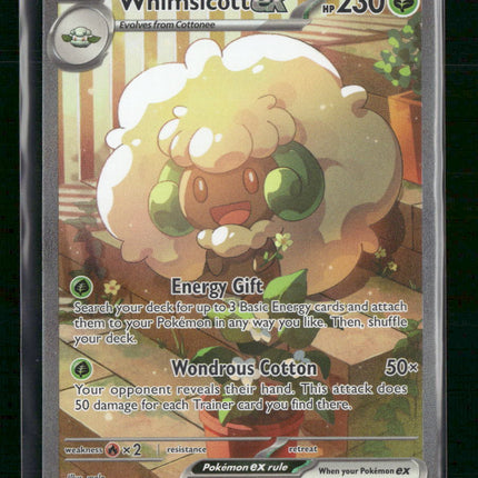 Whimsicott ex SV: White Flare #165/086