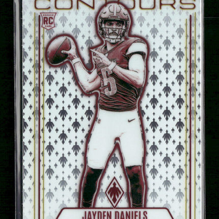 Jayden Daniels 2024 Panini Phoenix #CON-JDS Contours