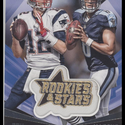 Marcus Mariota / Tom Brady 2015 Panini