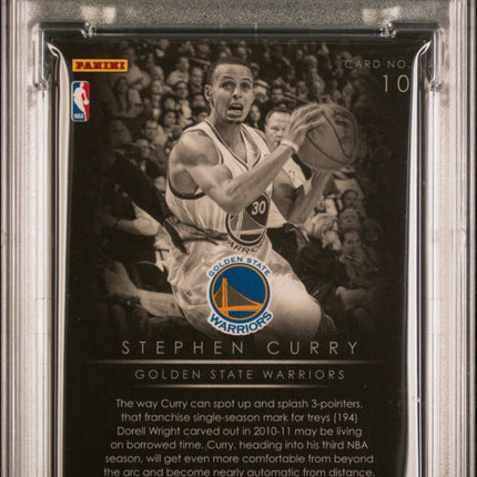 Stephen Curry 2010 Panini Elite Black Box Black And Blue Signature #10