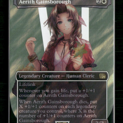 Aerith Gainsborough (Borderless) (Surge Foil) FINAL FANTASY #519