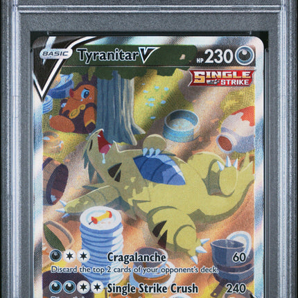 Fa/Tyranitar V 2021 Pokemon #155 Battle Styles PSA 10
