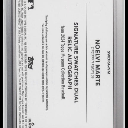 Noelvi Marte 2024 Topps Museum Collection #AA-NM Archival Autographs #/299
