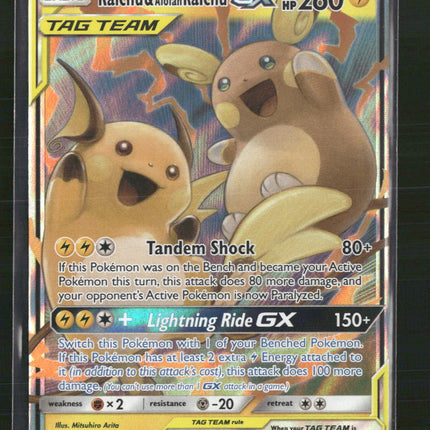Raichu & Alolan Raichu GX SM - Unified Minds #54/236