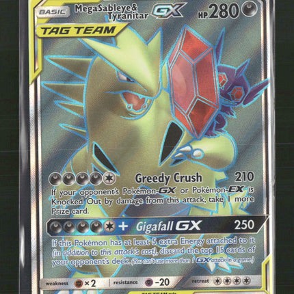Mega Sableye & Tyranitar GX (Full Art) SM - Unified Minds #225/236