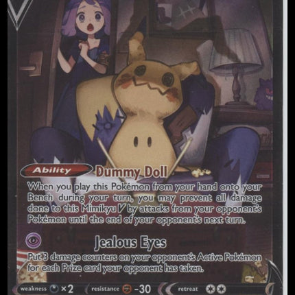 Mimikyu V SWSH09: Brilliant Stars Trainer Gallery #TG16/TG30