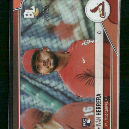 Ivan Herrera 2023 Topps Big League Wrapper Redemption #WR-65 Orange Foil #/25