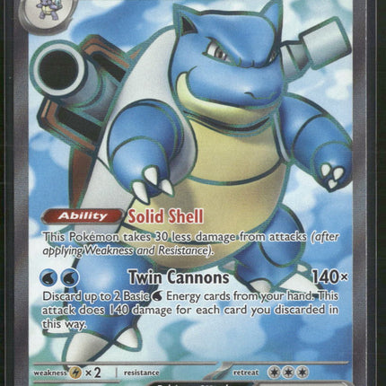 Blastoise ex SV: Scarlet & Violet 151 #184/165