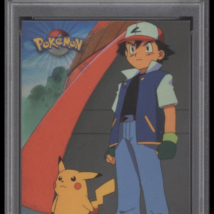 Ash Ketchum 1999 Topps Pokemon Series 1 Character Cards #TV1 PSA 9