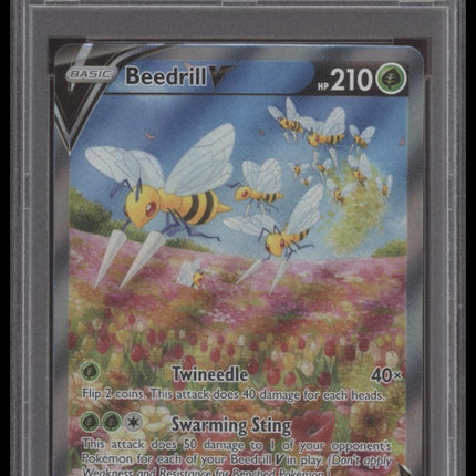 Fa/Beedrill V 2022 Pokemon Sword & Shield Astral Radiance #161 PSA 10