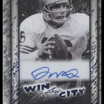 Joe Montana San Francisco 49ers 2025 Leaf Sport Hero “Win City” Autograph /4