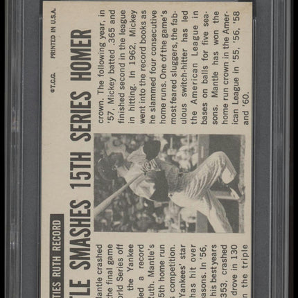 Mickey Mantle 1964 Topps Giants #25 PSA 7