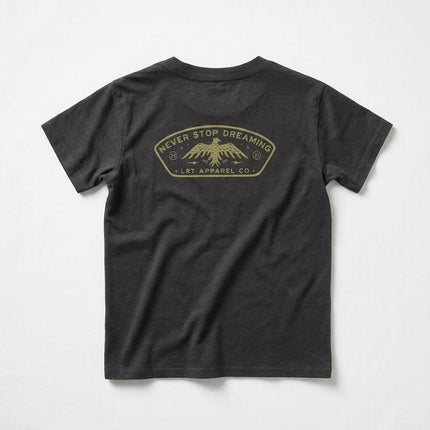 NEVER STOP DREAMING TEE - VINTAGE BLACK