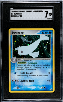 Dewgong 2004 Pokemon Ex Firered & Leafgreen #3 Holographic SGC 7