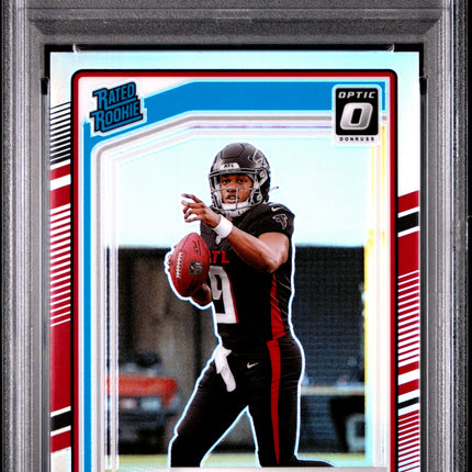 Michael Penix Jr. 2024 Panini Donruss #308 Optic Preview PSA 8