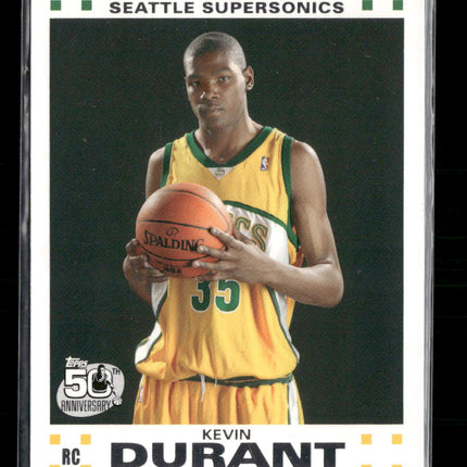 Kevin Durant 2007-08 Topps #2 Rookie Set