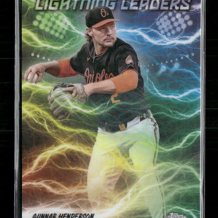 Gunnar Henderson 2025 Topps Chrome #LL-4 Lightning Leaders