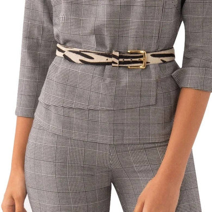 Zebra Print Belt
