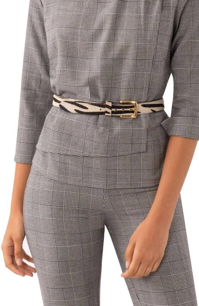 Zebra Print Belt