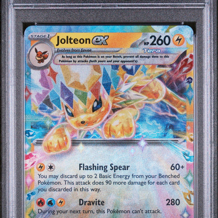Jolteon Ex 2025 Pokemon Pre En-Prismatic Evolutions #030 PSA 10