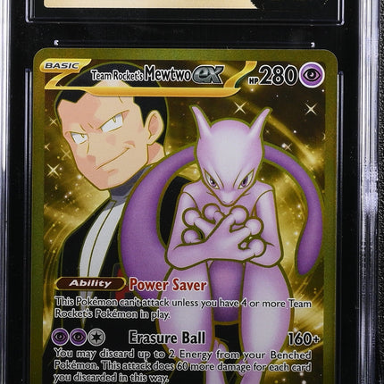 Team Rocket's Mewtwo ex 2025 Destined Rivals #240/182 CGC 10