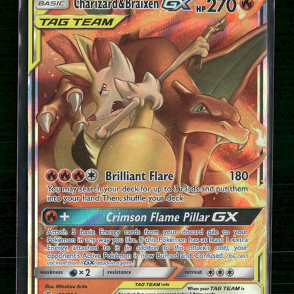 Charizard & Braixen GX SM - Cosmic Eclipse #22/236