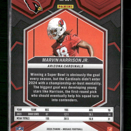 Marvin Harrison Jr. 2024 Panini Mosaic #304