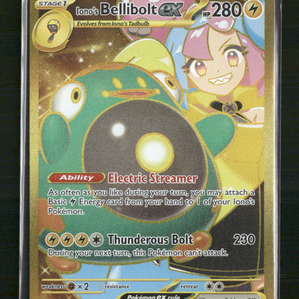 Iono's Bellibolt ex SV09: Journey Together #188/159