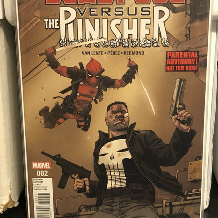 Deadpool Versus Punisher 1 2 4 5  Set Of 4 Books 1st Prints Missing #3 Marvel