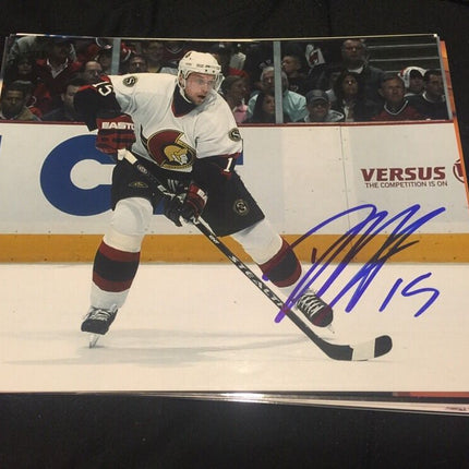 Dany Heatley Signed Ottawa Senators 8x10 photo NHL Minnesota Wild PROOF