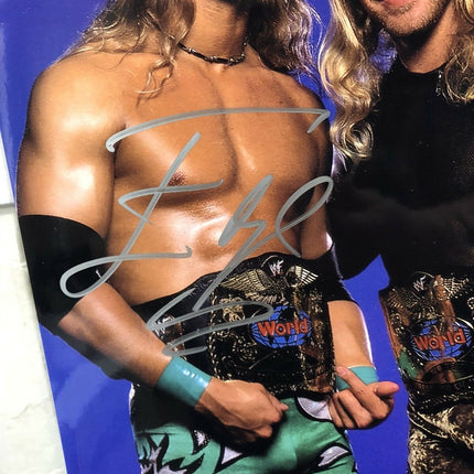 WWE Edge Signed 11x14 Photo W/ JSA COA Hall Of Fame W/ Christian Wrestling 2