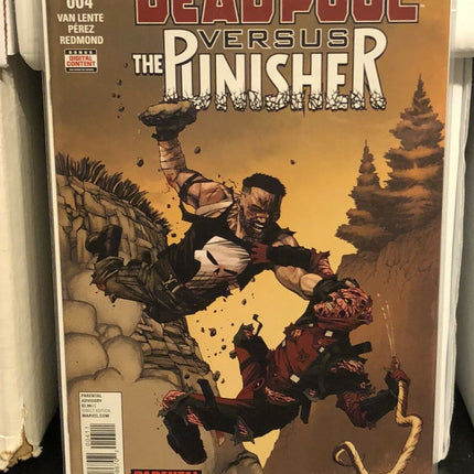 Deadpool Versus Punisher 1 2 4 5  Set Of 4 Books 1st Prints Missing #3 Marvel