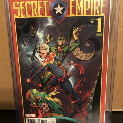 Secret Empire #1 J Scott Campbell 1:50 Connecting Variant Hydra Captain America