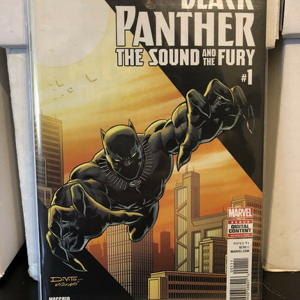 Black Panther Sound And The Fury #1 First Issue Di Vito Art Marvel Comics MCU