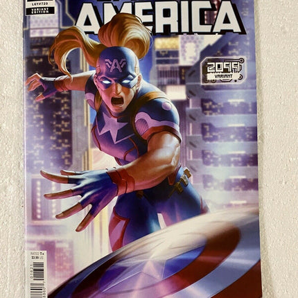 Captain America #16 Junggeun Yoon 2099 Cover B Variant 2019 Marvel Comics Female