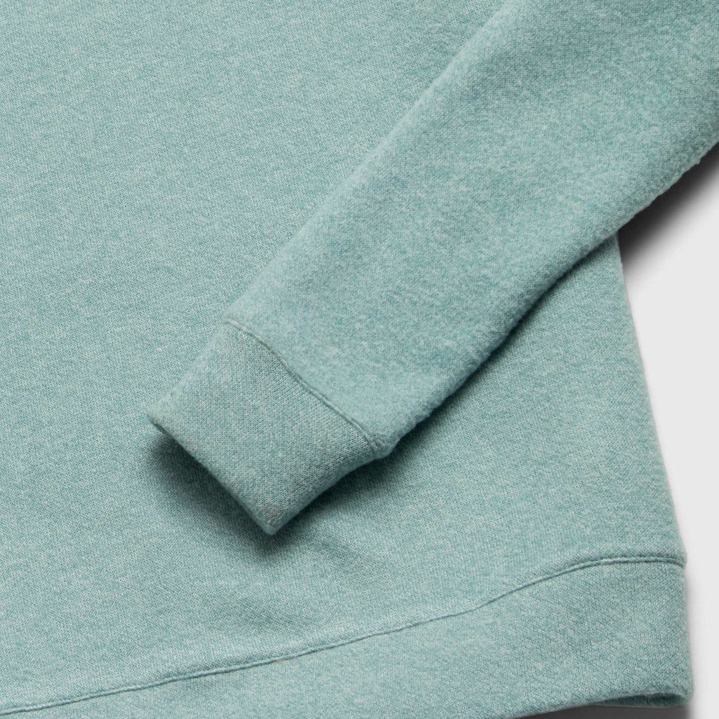 Butch Cashmist Crewneck - Aqua Heather