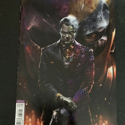 Deathstroke #37 Francesco Mattina Cover B Variant Two-Face Batman 2018