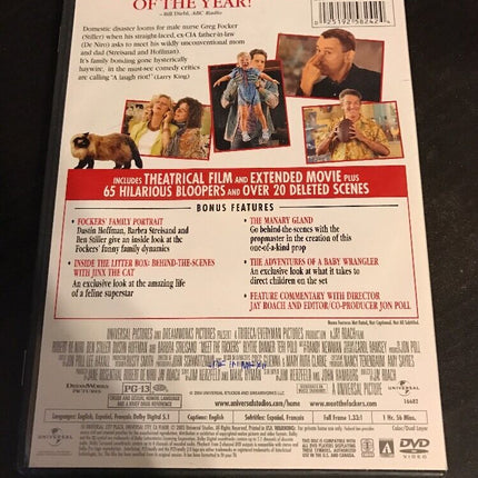 Meet the Fockers (DVD, 2005, Full Frame) Ben Stiller Robert De Niro Hoffman