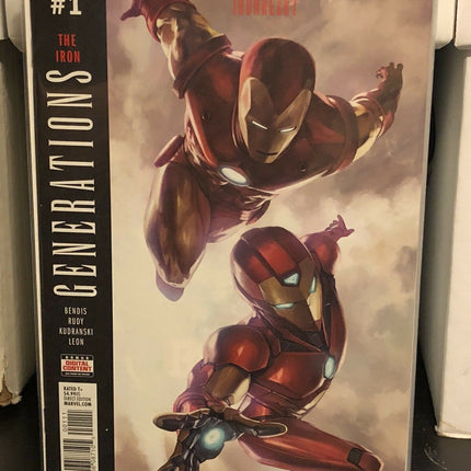 Generations The Iron #1 Iron Man & Ironheart Marvel Comics 2017 Riri Tony Stark