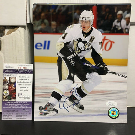 Evgeni Malkin Signed Pittsburgh Penguins 8x10 NHL Photo JSA Authenticated COA
