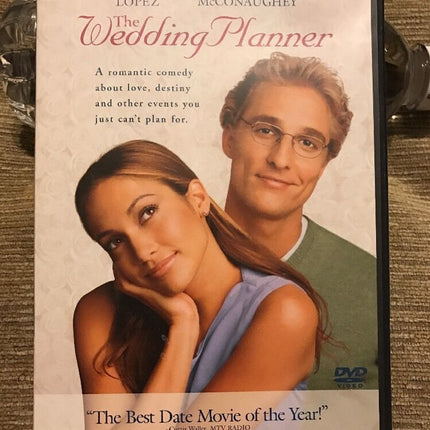 The Wedding Planner (DVD, 2001) Jennifer Lopez Matthew Mcconaughey Romantic