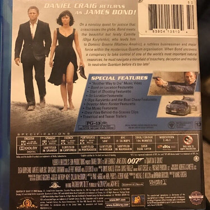 Quantum of Solace (Blu-ray Only 2012 James Bond 007