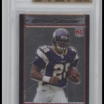 Adrian Peterson 2007 Bowman Chrome #BC65 BGS 9.5