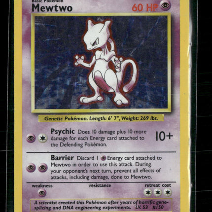 Mewtwo Base Set #010/102