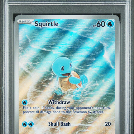 Squirtle 2023 Pokemon Mew En-151 #170 Illustration Rare PSA 9